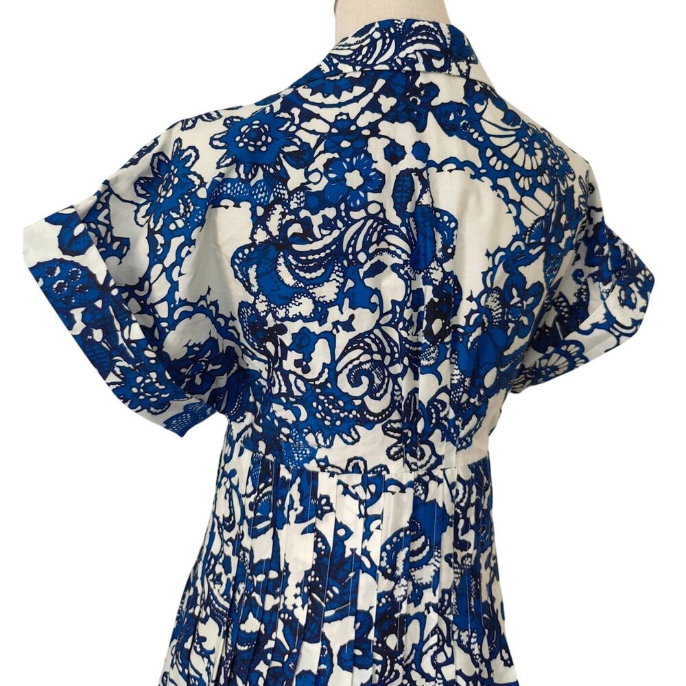 Cara Cara Nash Mini Dress Mini Shirtdress Cotton Fit-and-Flare - Picture 6 of 12